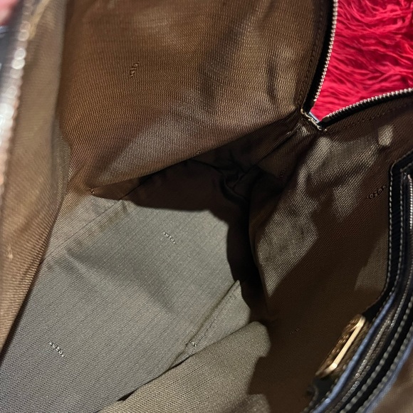 ♦️💯 Authentic Vintage FENDI Penguin Stripe Dome Satchel Bag♦️ - Picture 8 of 15